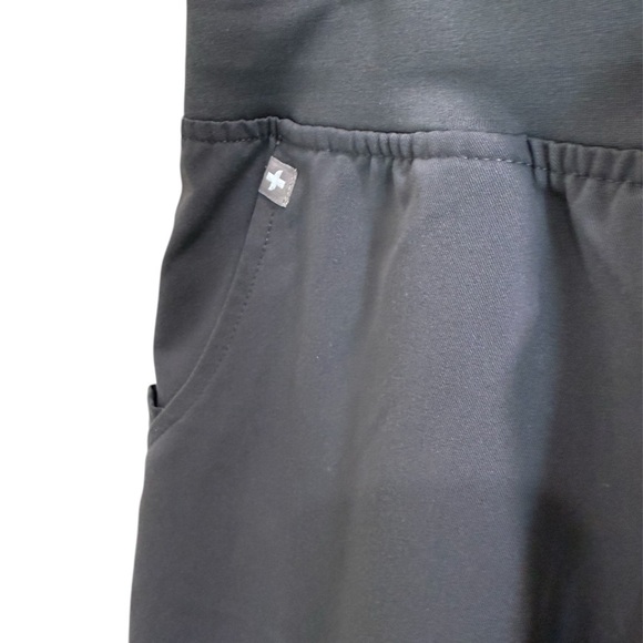Figs Women's Charcoal Gray High Waist Zamora Jogger Scrub Pants. Sz. L EUC - Picture 9 of 12